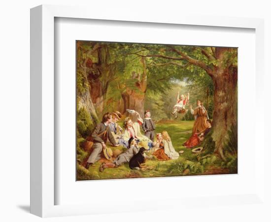 The Picnic-Thomas P. Hall-Framed Giclee Print