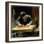 The Picture Framer, 1878-David Oyens-Framed Giclee Print