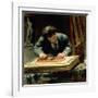 The Picture Framer, 1878-David Oyens-Framed Giclee Print