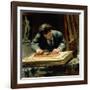 The Picture Framer, 1878-David Oyens-Framed Giclee Print