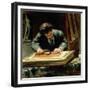 The Picture Framer, 1878-David Oyens-Framed Giclee Print