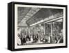 The Picture Gallery in Dublin International Exhibition, Ireland, 1865-null-Framed Stretched Canvas