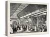 The Picture Gallery in Dublin International Exhibition, Ireland, 1865-null-Stretched Canvas