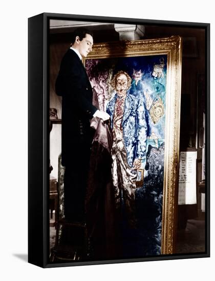 THE PICTURE OF DORIAN GRAY, Hurd Hatfield, 1945-null-Framed Stretched Canvas