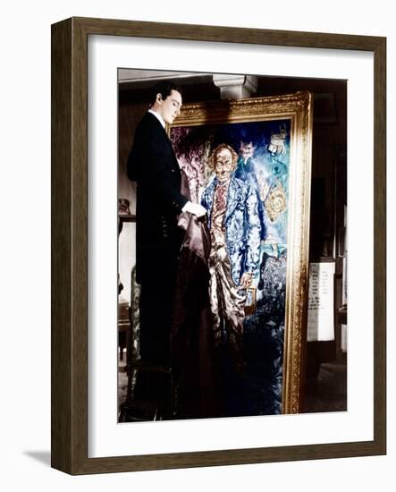 THE PICTURE OF DORIAN GRAY, Hurd Hatfield, 1945-null-Framed Photo