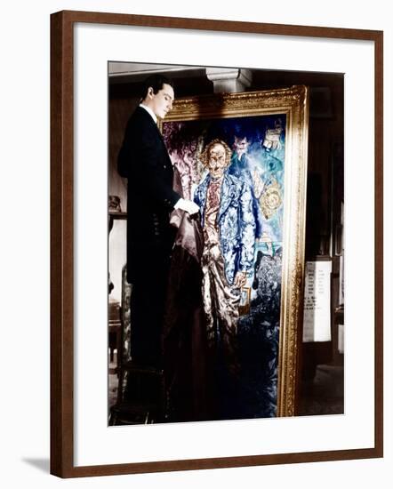 THE PICTURE OF DORIAN GRAY, Hurd Hatfield, 1945-null-Framed Photo