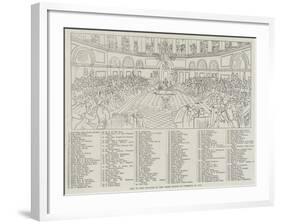 The Picture of the Irish House of Commons in 1790-null-Framed Giclee Print