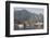 The picturesque fishing village of Reine surrounded by mountains on Moskenesoya-Ellen Rooney-Framed Photographic Print