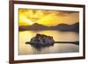 The Picturesque Island Village of Sveti Stephan Illuminated at Sunset, Sveti Stephan, Montenegro-Doug Pearson-Framed Photographic Print