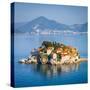 The Picturesque Island Village of Sveti Stephan, Sveti Stephan, Montenegro-Doug Pearson-Stretched Canvas