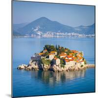 The Picturesque Island Village of Sveti Stephan, Sveti Stephan, Montenegro-Doug Pearson-Mounted Photographic Print