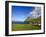 The Picturesque Village of Gjogv, with Middagsfjall Mountain and the Djupini in the Background, Eys-Kimberley Coole-Framed Photographic Print