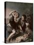 The Pie Eating-Bartolome Esteban Murillo-Stretched Canvas