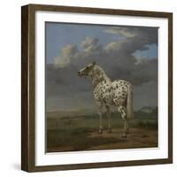 The "Piebald" Horse, c.1650-4-Paulus Potter-Framed Giclee Print