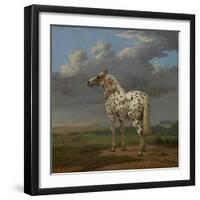 The "Piebald" Horse. Ca. 1650-54-Paulus Potter-Framed Giclee Print