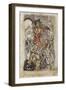 The Pied Piper and the Children-Arthur Rackham-Framed Giclee Print