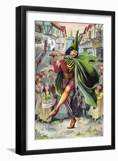 The Pied Piper Leading Away the Children of Hamelin, C1899-null-Framed Giclee Print