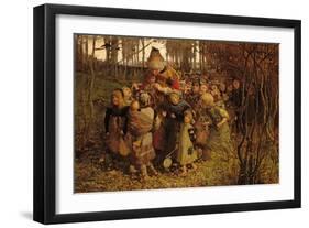 The Pied Piper of Hamelin, 1881-James Elder Christie-Framed Giclee Print