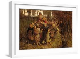 The Pied Piper of Hamelin, 1881-James Elder Christie-Framed Giclee Print