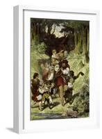 The Pied Piper of Hamelin-Clemens Brentano-Framed Giclee Print