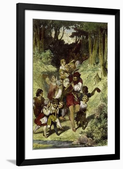 The Pied Piper of Hamelin-Clemens Brentano-Framed Premium Giclee Print