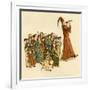 The Pied Piper of Hamelin-Kate Greenaway-Framed Giclee Print