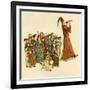 The Pied Piper of Hamelin-Kate Greenaway-Framed Giclee Print