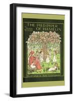 The Pied Piper of Hamelin-Kate Greenaway-Framed Art Print