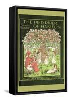 The Pied Piper of Hamelin-Kate Greenaway-Framed Stretched Canvas