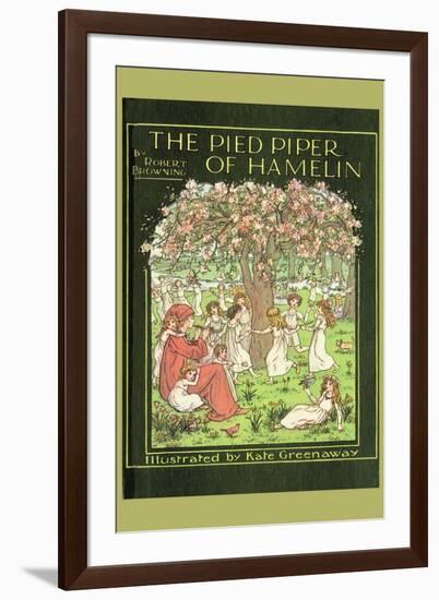 The Pied Piper of Hamelin-Kate Greenaway-Framed Art Print