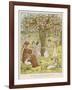 The Pied Piper Plays His Pipe-Kate Greenaway-Framed Art Print