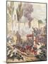 The Piedmontese and the French at the Battle of Magenta in 1859-null-Mounted Giclee Print