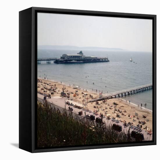 The Pier at Bournemouth 1971-Library-Framed Stretched Canvas