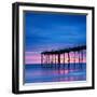 The Pier at Saltburn-By-The-Sea, North Yorkshire, at Sunrise-Travellinglight-Framed Photographic Print