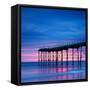 The Pier at Saltburn-By-The-Sea, North Yorkshire, at Sunrise-Travellinglight-Framed Stretched Canvas