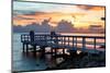 The Pier at Sunset Lovers-Philippe Hugonnard-Mounted Photographic Print