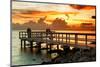 The Pier at Sunset Lovers-Philippe Hugonnard-Mounted Photographic Print