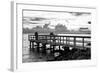 The Pier at Sunset Lovers-Philippe Hugonnard-Framed Photographic Print