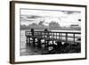 The Pier at Sunset Lovers-Philippe Hugonnard-Framed Photographic Print