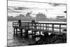 The Pier at Sunset Lovers-Philippe Hugonnard-Mounted Photographic Print