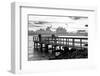 The Pier at Sunset Lovers-Philippe Hugonnard-Framed Photographic Print