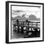 The Pier at Sunset Lovers-Philippe Hugonnard-Framed Photographic Print