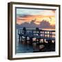 The Pier at Sunset Lovers-Philippe Hugonnard-Framed Photographic Print