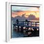 The Pier at Sunset Lovers-Philippe Hugonnard-Framed Photographic Print