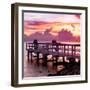 The Pier at Sunset Lovers-Philippe Hugonnard-Framed Photographic Print