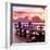 The Pier at Sunset Lovers-Philippe Hugonnard-Framed Photographic Print