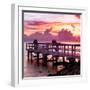 The Pier at Sunset Lovers-Philippe Hugonnard-Framed Photographic Print