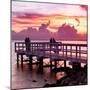 The Pier at Sunset Lovers-Philippe Hugonnard-Mounted Photographic Print