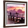 The Pier at Sunset Lovers-Philippe Hugonnard-Framed Photographic Print