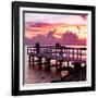 The Pier at Sunset Lovers-Philippe Hugonnard-Framed Photographic Print